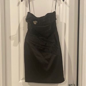 White House Black Market jeweled strapless dress.